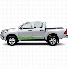 Autocollant vinyle latéral à bandes d'accent de marque pour Toyota Hilux_3