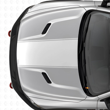 Bande Adhésive Vinyle Noire Personnalisée pour Capot Central Dodge Ram_5
