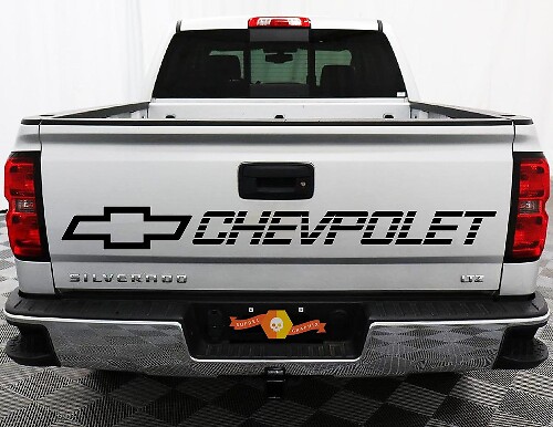 Autocollant vinyle lettrage Chevy pour hayon Chevrolet Silverado