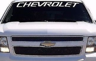 Chevrolet Silverado 1500 camion blanc pare-brise autocollant Logo vinyle autocollant graphique