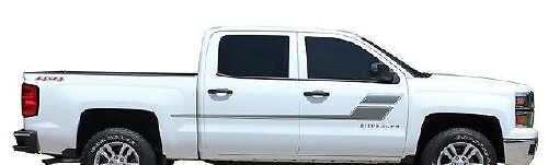 Autocollant vinyle bande contour accent pour Chevrolet Silverado 2013-2020