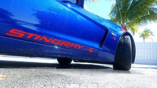 Chevy Corvette 2006-- 2020 Z06 Stingray Décalcomanies graphiques de porte latérale