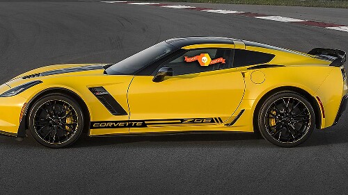 Autocollant Vinyle Bande Latérale de Course Pour Chevrolet Corvette Z06 C6 C7 2005-2018