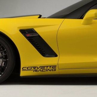 2 Chevy Corvette Racing Stickers Autocollants Stingray z06 Grand Sport