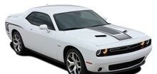 Capot côté bande CUDA STROBE autocollant autocollant vinyle graphique 2008-2017 2018 Dodge Challenger
 2