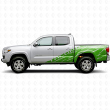 Autocollant vinyle décalque Tacoma TRD Pro Torn Splash Side Bedside Door pour Toyota Tacoma 2016-2020_3