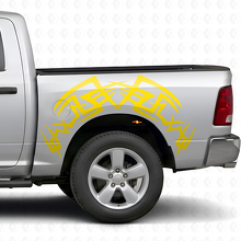 Kit d'autocollants vinyle tribal pour flanc de caisse Dodge Ram 1500/2500 2009-2018_5