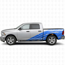 Autocollant Vinyle Latéral Style Vieilli pour Dodge Ram 2500_2