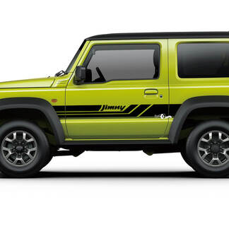 Suzuki JIMNY Bandes latérales Portes Autocollant Lignes Autocollant
