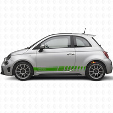 Autocollant vinyle de bandes de course latérales pour Fiat 500_3