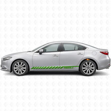 Autocollant Vinyle Latéral Bandes de Course pour Mazda Mazda6_3