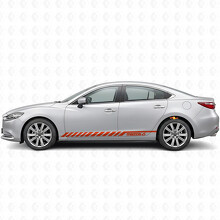 Autocollant Vinyle Latéral Bandes de Course pour Mazda Mazda6_4