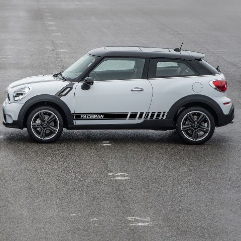 2X plusieurs couleurs graphiques bande Paceman symbole voiture course vinyle autocollant autocollant