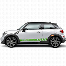 Autocollant en vinyle latéral à bandes de course de marque pour MINI Paceman_3