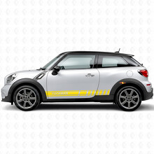 Autocollant en vinyle latéral à bandes de course de marque pour MINI Paceman_5