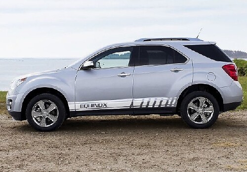 2X plusieurs couleurs graphiques Chevrolet Equinox Car Racing vinyle autocollant autocollant