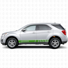 Autocollant Vinyle Latéral à Bandes d'Accent Marqué pour Chevrolet Equinox_3