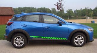 Autocollant de décalque de vinyle de voiture de bande graphique de course pour Mazda CX-3 2015 - 2018