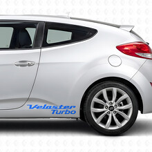 Autocollant Vinyle Lettrage Turbo pour Porte côté Hyundai Veloster_2