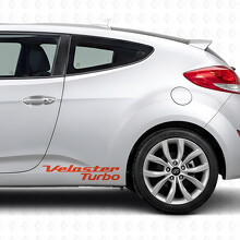 Autocollant Vinyle Lettrage Turbo pour Porte côté Hyundai Veloster_4