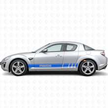 Autocollant vinyle latéral à bandes d'accent de marque pour Mazda RX-8_2