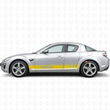 Autocollant vinyle latéral à bandes d'accent de marque pour Mazda RX-8_5