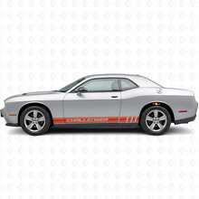 Autocollant en vinyle bande de course lettrage Challenger latéral pour Dodge Challenger_4