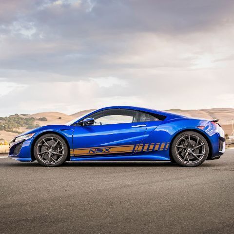 2X plusieurs couleurs graphiques Acura NSX symbole voiture course vinyle autocollant autocollant