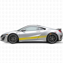 Autocollant vinyle latéral bandes de course pour Acura NSX_5