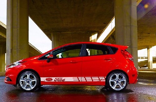Autocollant graphique multicolore Fiesta / Focus / Fusion Car Racing