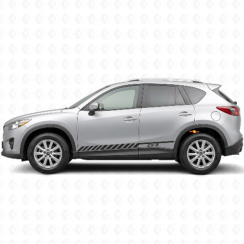 Autocollant vinyle latéral bandes de course Strobe pour Mazda CX-5 2013-2018