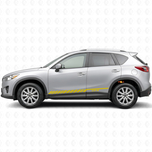 Autocollant vinyle latéral bandes de course Strobe pour Mazda CX-5 2013-2018_5