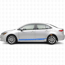 Autocollant Vinyle Rayures de Course Latérales pour Porte Toyota Corolla_2
