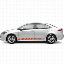 Autocollant Vinyle Rayures de Course Latérales pour Porte Toyota Corolla_4