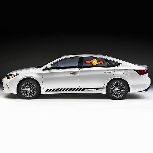 Autocollant de voiture en vinyle à rayures graphiques de course pour Toyota Avalon 2005 - 2020