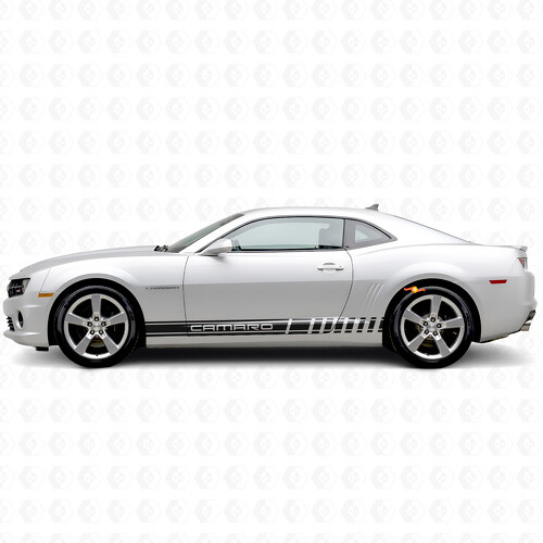 Autocollant vinyle latéral à bandes de marque pour Chevrolet Camaro