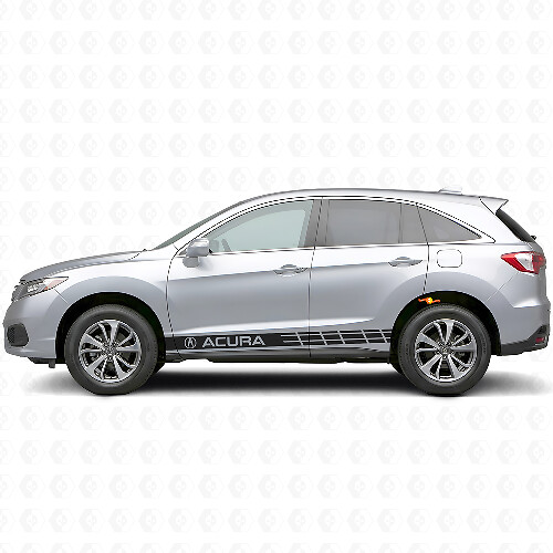 Kit de décalcomanies vinyle bandes latérales racing pour Acura RDX MDX
