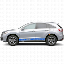 Kit de décalcomanies vinyle bandes latérales racing pour Acura RDX MDX_2
