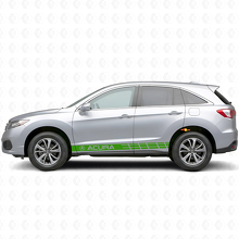 Kit de décalcomanies vinyle bandes latérales racing pour Acura RDX MDX_3