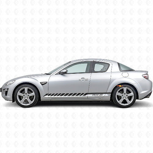 Autocollant vinyle bande latérale pour Mazda RX-8