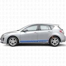 Autocollant vinyle bandes lettrage Skyactiv latéral pour Mazda Mazda3 2011-2013_2