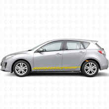 Autocollant vinyle bandes lettrage Skyactiv latéral pour Mazda Mazda3 2011-2013_5