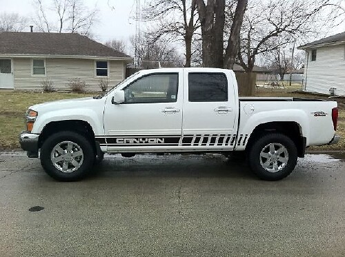 2X plusieurs couleurs graphiques bande Canyon symbole voiture course vinyle autocollant autocollant