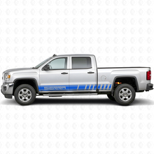 Autocollant vinyle latéral à bandes de marque pour GMC Sierra_2