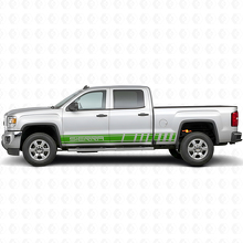 Autocollant vinyle latéral à bandes de marque pour GMC Sierra_3