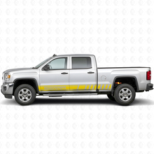 Autocollant vinyle latéral à bandes de marque pour GMC Sierra_5