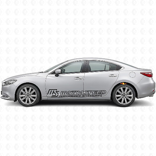 Autocollant vinyle latéral pour porte d’accessoires de performance Mazdaspeed pour Mazda Mazda6