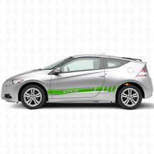 Autocollant vinyle latéral logo CR-Z avec bandes accentuées pour Honda CR-Z_3
