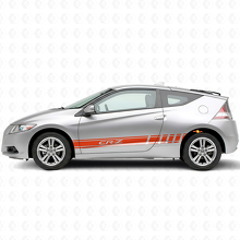 Autocollant vinyle latéral logo CR-Z avec bandes accentuées pour Honda CR-Z_4