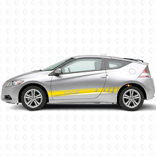 Autocollant vinyle latéral logo CR-Z avec bandes accentuées pour Honda CR-Z_5